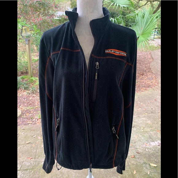 Harley Davidson Riding Jacket Fleece Zipper - Picture 1 of 5